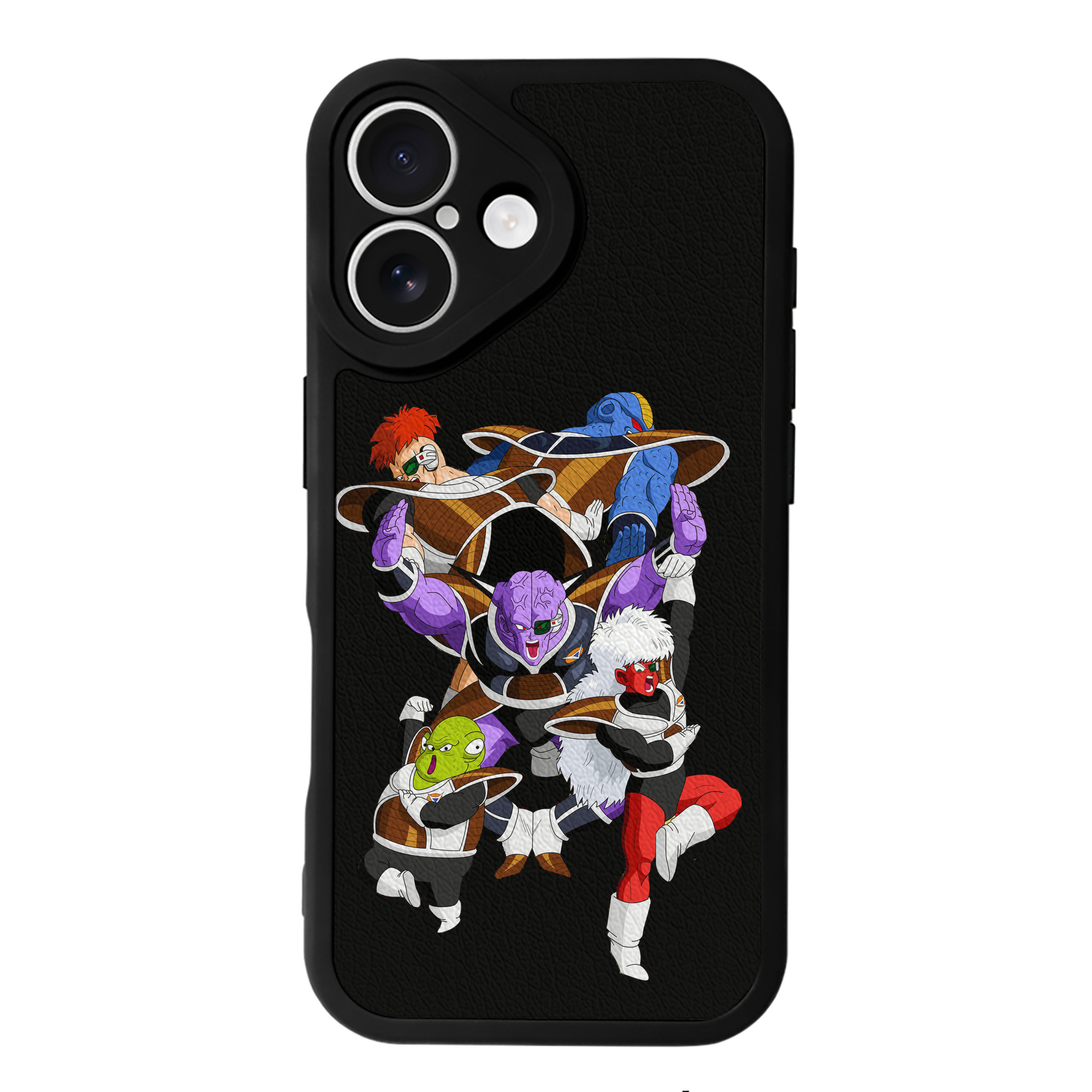 （画像用） ドラゴンボール DRAGON BALL 【iPhone 16シリーズ対応】シリコンスマホケース（レザー調） 材質：シリコン